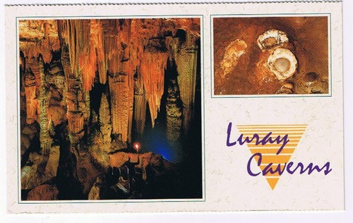 Postcard Luray Caverns Virginia - £1.06 GBP
