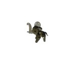 Ganz Miniature Gray  Art Glass Elephant  l Animal Figurine 1 inch - $8.65