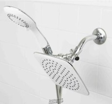 Dual Bathroom raindrop Showerhead Massager - £29.88 GBP