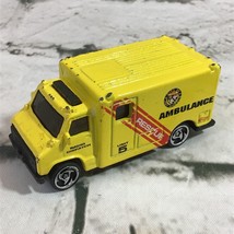 Hot Wheels Emergency Vehicle Ambulance 1988 Yellow Rescue - £6.26 GBP
