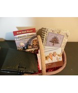 gift basket with 2-photo albums,3-frames,2-donkey ollie&#39;s adventures dvds - $17.33