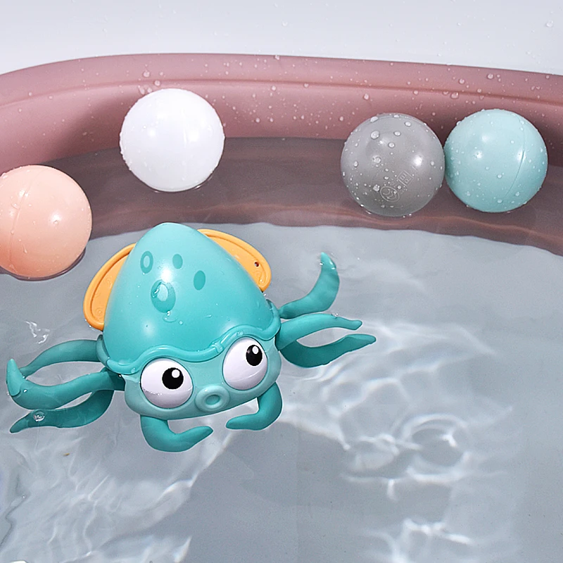 Clockwork Chain Safe For Kids Colorful Battery-free Clockwork Octopus Toy - $18.81+