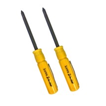 Lutz 2 In 1 Pocket Size Yellow Screwdriver (Pack of 2) - £13.89 GBP