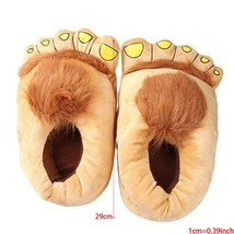 Men s big feet furry adventure slippers comfortable novelty warm winter thumb200