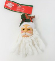 Christmas House Santa Claus Head Ornament - New - £10.21 GBP