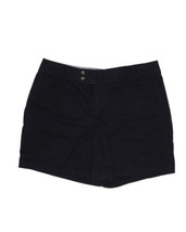 Eddie Bauer Size 14 Navy Blue Specially Dyed  Cotton Blend Shorts Item 0405 - £21.97 GBP