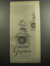 1952 Guerlain L&#39;Heure Bleue and Mitsouko Perfume Ad - The great fragrance  - $18.49