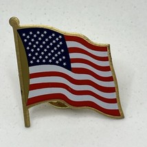 American Flag United States USA Stars And Stripes Patriotic Enamel Lapel... - £4.68 GBP
