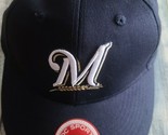 Milwaukee Brewers ~ Team MLB ~ OC Sports ~ Youth Baseball Hat ~ Navy~Adj... - $22.44