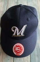Milwaukee Brewers ~ Team MLB ~ OC Sports ~ Youth Baseball Hat ~ Navy~Adjustable - £17.65 GBP