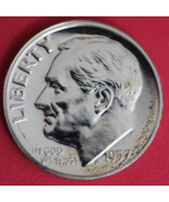 1957 Silver Proof Roosevelt Dime Exact Coin Shown Fast Shipping OCE 80 - $16.45 CAD