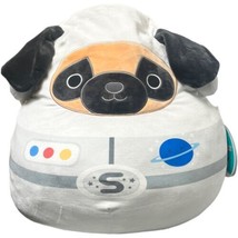Prince Astronaut Pug Dog 16” Inch Squishmallow Space Squad Kelly Toy Soft Plush - £22.01 GBP