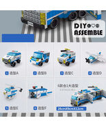 6in1 NEW Police Sports Car Fire Engineering Engine Mini Loader Truck Cla... - $125.49 MXN+