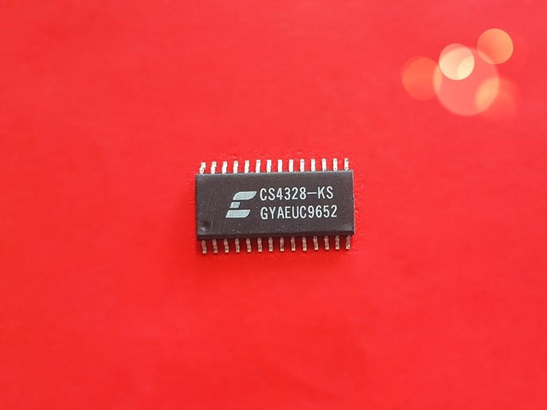 CS4328-KS, 18-Bit Stereo D/A Converter for Digital Audio, Crystal Brand New!!!
