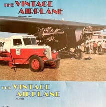 Vintage Airplane Magazines 1988-89 Lot Of 2 Issues Aviation History DWY1A - £19.97 GBP