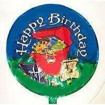 Pirate Treasure Happy Birthday Balloon - $1.37