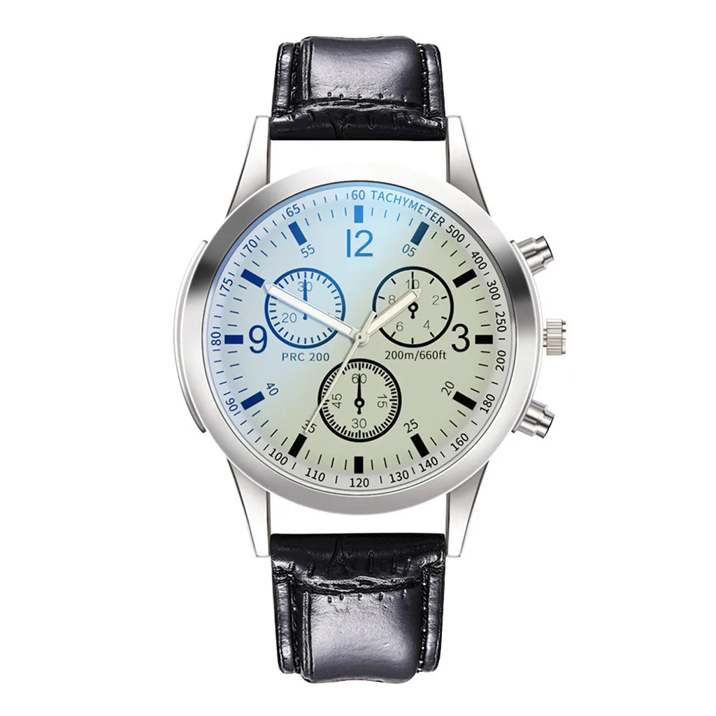 Watches for men luxury leather strap analog quartz wristwatches men digital sport watch thumb200