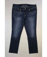 American Eagle Women’s Size 14 Long Straight Stretch Denim Jeans 36x33 W... - $29.20 CAD