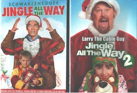 Jingle All The Way 1- 2: Arnold Schwarzenegger- Larry The Cable Guy- New 2 Dvd - £15.56 GBP