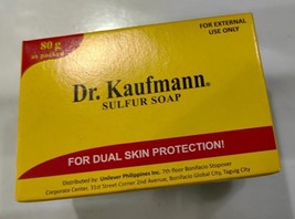 2 Dr. Kaufmann Sulfur ZIinc Oxide Soap Anti Acne Eczema Scabies Lice Dan... - £20.79 GBP