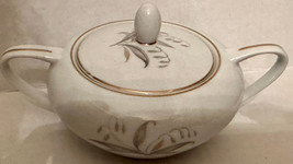 Kaysons Fine China Sugar Bowl w Lid Porcelain Japan Golden Rhapsody  - £17.53 GBP
