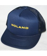 Vintage NOLAND Plumbing Supply Mesh Blue Snapback Trucker HAT/CAP - $27.77 CAD