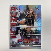 Becky Lynch 2021 Topps Finest WWE Rumble Pops Refractor #RP-9 - £2.00 GBP