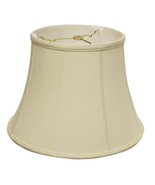 14&quot; Ivory Altered Bell Monay Shantung Lampshade - $2,158.97 MXN