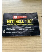 GARCIA MITCHELL  600  SERIES SALTWATER CASTING  REEL OWNERS MANUAL - $9.46 CAD
