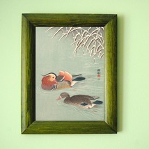 Mandarin Ducks, Wall Art, Ohara Koson, Japanese Art, Poster and Canvas  - £11.24 GBP+