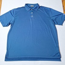 Peter Millar Shirt Mens XL Short Sleeve Polo Golf Summer Comfort Lightwe... - $19.79
