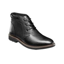 Nunn Bush Ozark II Plain Toe Chukka Boot Leather Black Tumbled 85090-007 image 3