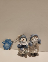 Encore Snow Buddies Snowman Powder w/Caboose Buddy Blizzy w/Boxcar lot of 2 - £11.78 GBP