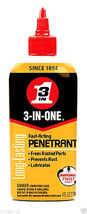 3-IN-ONE PENETRANT Lubricant penerating Oil Loosen nuts bolts Three in 1... - $18.16