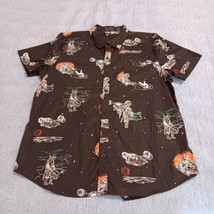 Star Wars Mando Button Up Shirt Mens 3X XXXL Hawaiian Collared Shirt All Over - £14.26 GBP