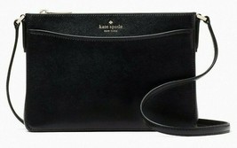Kate Spade Rory Crossbody Black Saffiano Leather K6176 NWT $299 Retail FS - £79.00 GBP