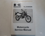 2003 2004 Kawasaki KLX400SR Moto Service Réparation Atelier Manuel Usine... - $39.95