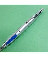 Cross Vapor Satin Silver Blue Polished Ball Point Pen ballpoint grip Vin... - $30.00