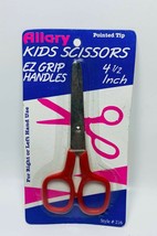 Allary Kids Scissors 4 1/2&quot; EZ Grip Handles - Red - £6.19 GBP