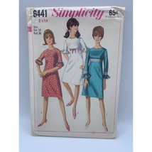 Simplicity Misses Dress Sewing Pattern sz 16 6441 - uncut - £9.34 GBP