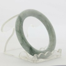 Jade Baby Bangle Burmese Jadeite Traditional Cut Round Bracelet 42.7 mm ... - $52.25