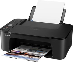 Compact Wireless All-In-One Printer, Black, Canon Pixma Ts3520. - $76.95