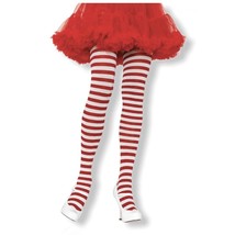 Womens Costume Cosplay Striped Tights One Size Opaque Stockings Fantasy Fun - £6.48 GBP