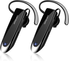 Bluetooth Earpiece for Cell Phone Hands Free Wireless Headset Noise Cancelling M - £53.32 GBP