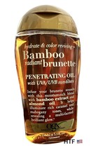 OGX Hydrate &amp; Tone Reviving + Bamboo Radiant Brunette Penetrating Oil, 3.3 fl oz - £26.90 GBP