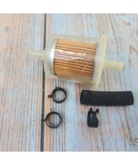 3x GF61 For Mopar GM 5/16in Plastic Inline Fuel Filters With Hose and Cl... - $25.17