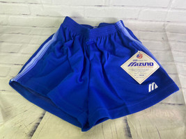 Vtg Mizuno Volleyball Shorts Deadstock Blue Unisex Mens Womens Medium Usa Made - £33.22 GBP