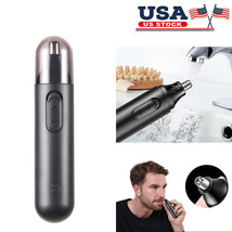 Ear And Nose Hair Trimmer Men Usb Rechargeable Waterproof Painless Trimm... - £14.33 GBP