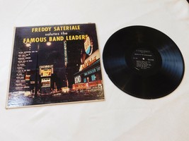 Freddy Sateriale Salutes the Famous Band Leaders Record LP Album CX-11-RE-B - £12.20 GBP