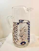 Vintage Culver Imari Style Large Origami Paper Pattern Pinched Spout Pitcher MCM - £59.49 GBP